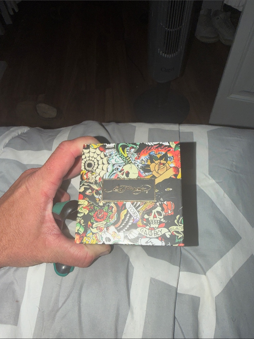 Ed Hardy Multicolor Tattoo Print Watch Box
